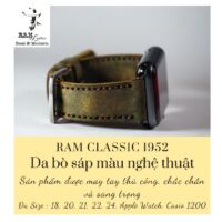 Dây Apple Watch Da Ram Classic 1952 Adapter